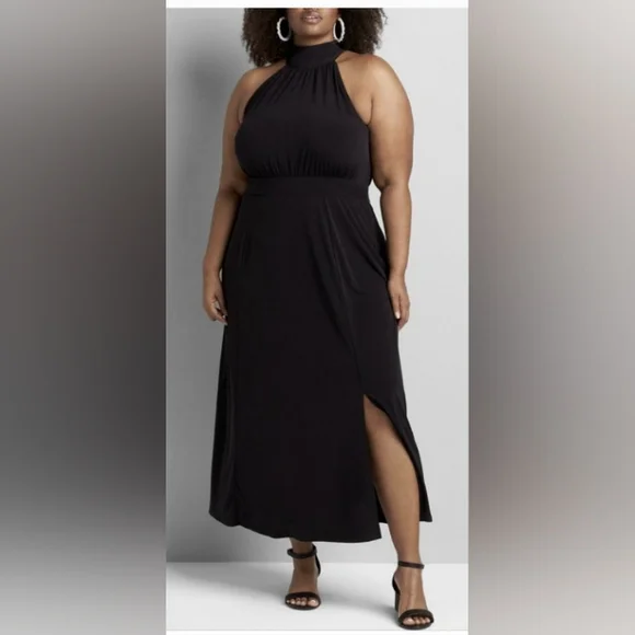 Lane Bryant | Dresses | Lane Bryant Black Sleeveless Tiehalter Maxi Dress | Poshmark Lane Bryant | Dresses | Lane Bryant Black Sleeveless Tiehalter Maxi Dress | Poshmark